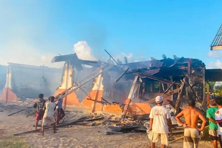 3 Ruang SDN Kawalo di Pulau Taliabu Terbakar, Ternyata Sudah Masuk Program Rehabilitasi