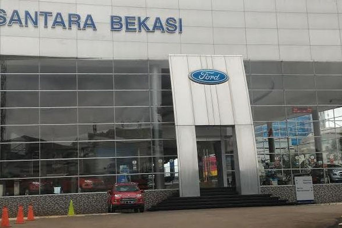 Showroom Nusantara Ford Bekasi di JalanAhmad Yani Nomor 10, Kota Bekasi 