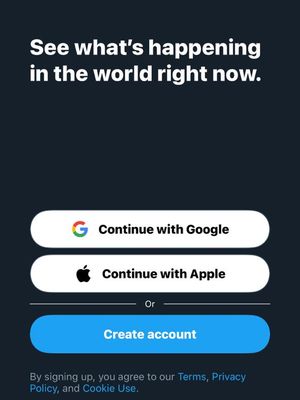 Pengguna perangkat iPhone dan iPad kini bisa masuk ke Twitter menggunakan dukungan akun Google dan Apple.