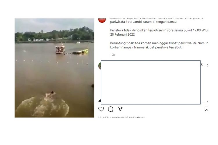 Viral video kapal tenggelam karena penumpang keasyikan selfie