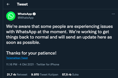 Layanan Down, Ini Penjelasan WhatsApp, Instagram, dan Facebook 