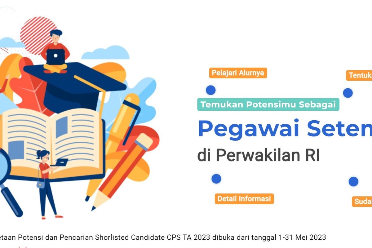 Kementerian Luar Negeri (Kemenlu) membuka lowongan kerja untuk posisi pegawai setempat perwakilan RI di luar negeri.