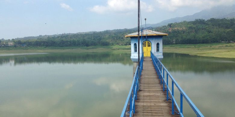 Bendungan Gunung Rowo di Pati, Jawa Tengah.