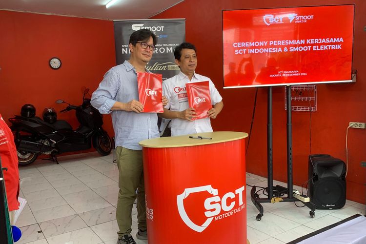 Scuto melalui SCT Motor Indonesia menyiapkan layanan purnajual motor listrik Smoot