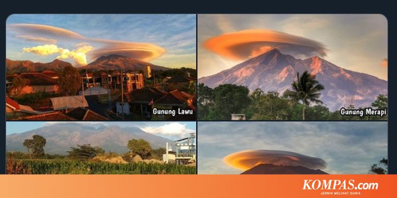 Fenomena Topi Awan yang Terjadi Serentak di 4 Gunung, Ada Apa?