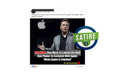 INFOGRAFIK: Konten Satire soal Elon Musk Luncurkan Ponsel Pesaing iPhone