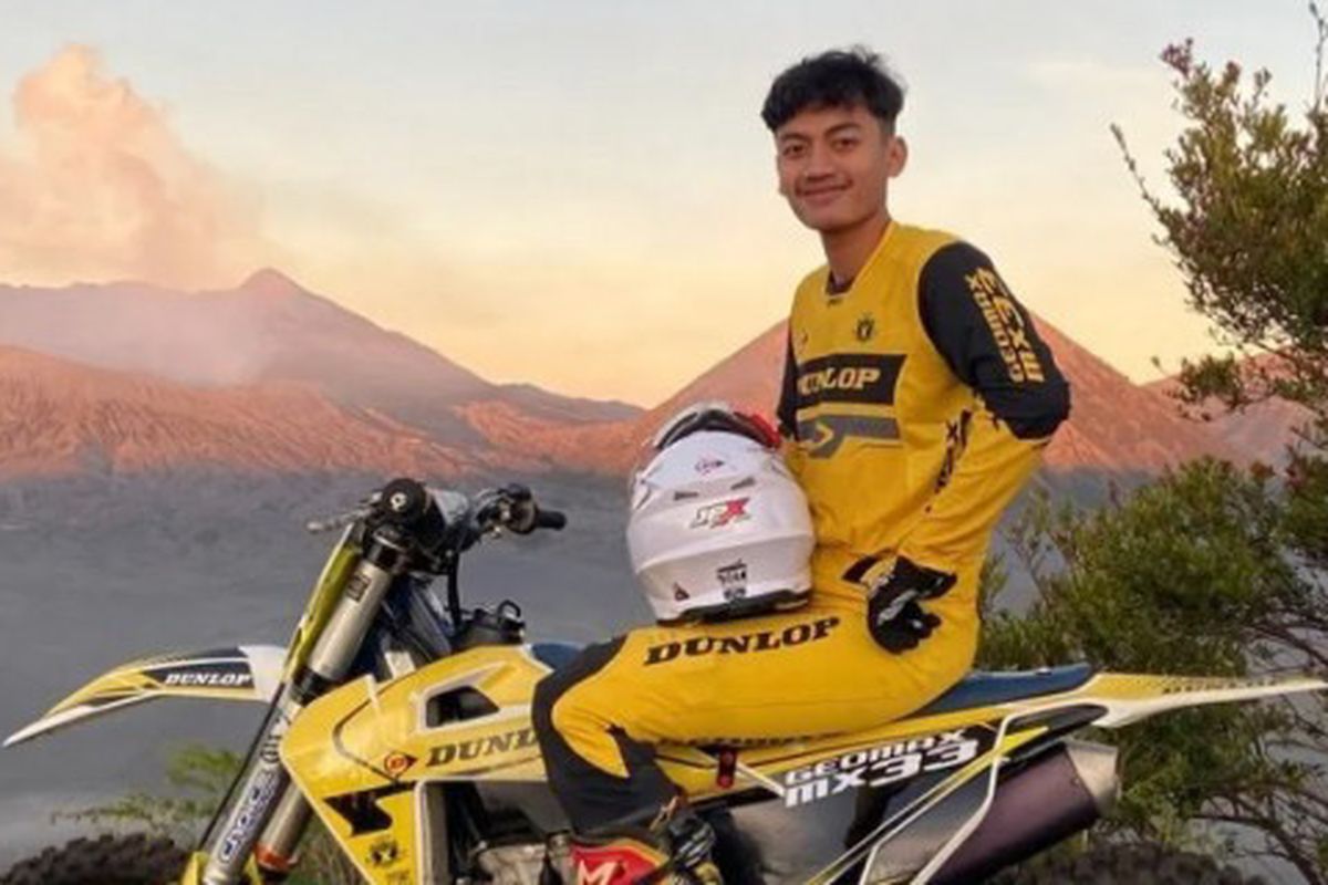 Ananda Rigi asal Lamongan, Jawa Timur menjadi salah satu wakil Indonesia pada kejuaraan dunia motocross MXGP di Samota, Sumbawa, NTB. 