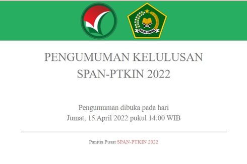 Pengumuman SPAN-PTKIN 2022 Dilakukan Hari Ini Pukul 14.00, Berikut Link dan Cara Mengeceknya