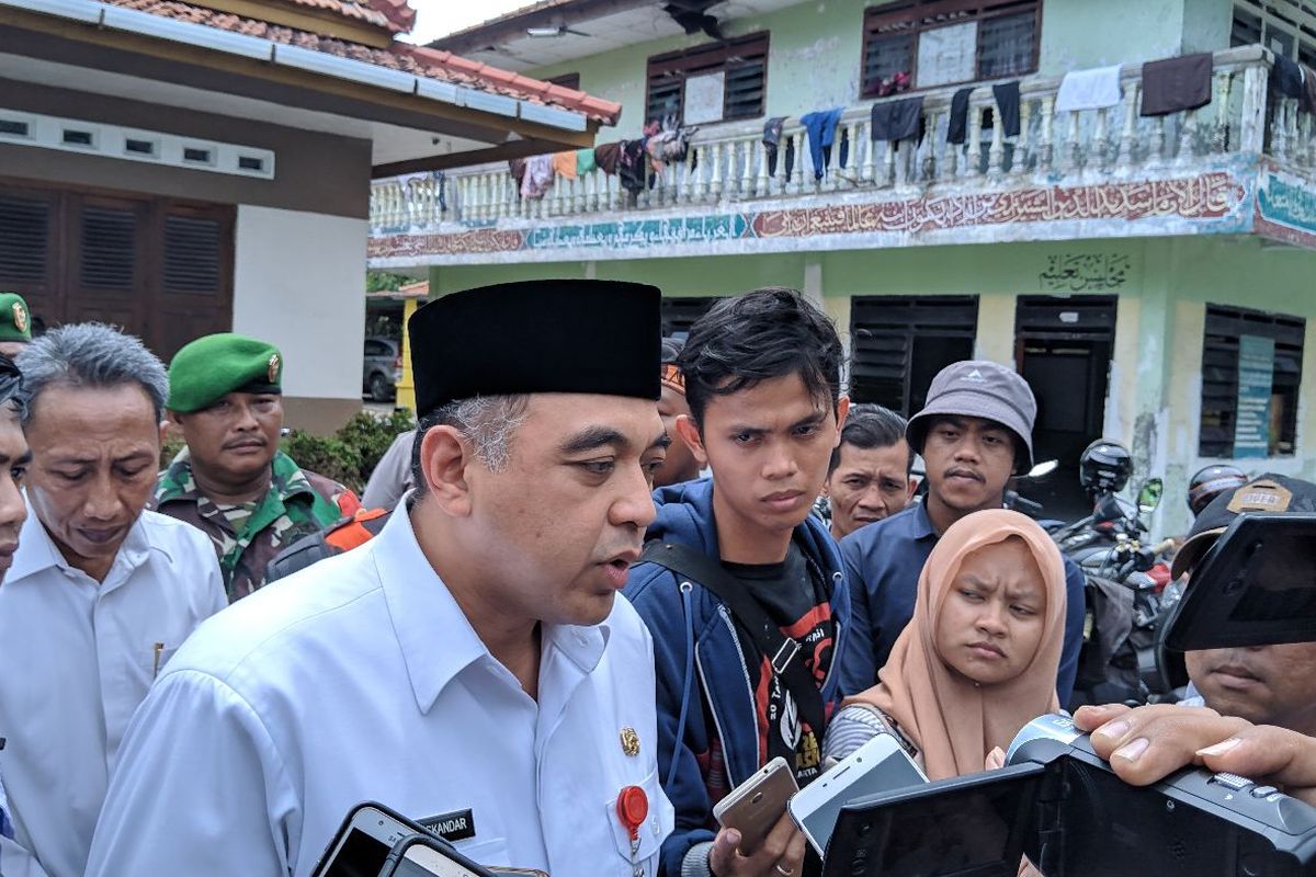 Bupati Kabupaten Tangerang Ahmed Zaki Iskandar saat ditemui di Teluknaga Kabupaten Tangerang, Rabu (15/1/2020)