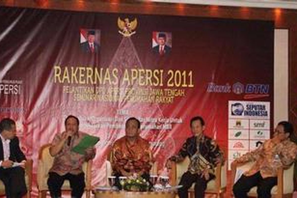 Seminar Perumahan Apersi di Hotel Grand Candi, Semarang, Jumat (25/3/11)