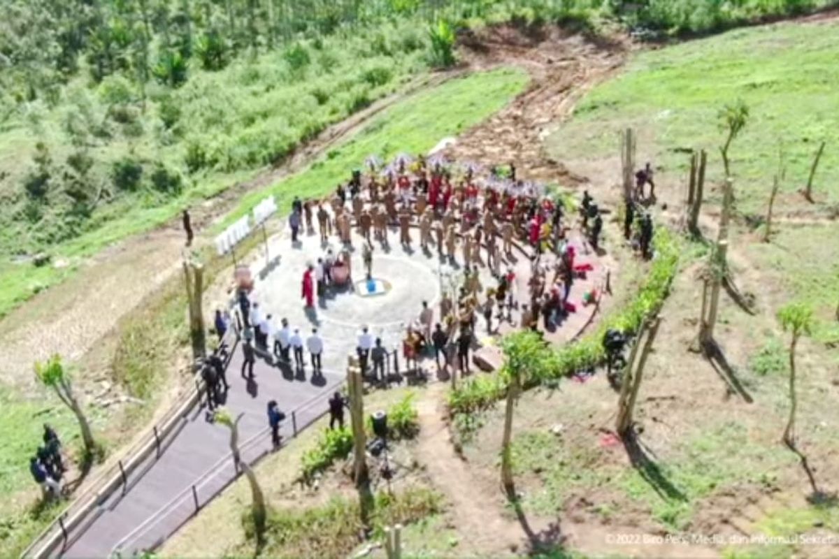 Lokasi IKN Nusantara di Kalimantan Timur, Senin (14/3/2022).