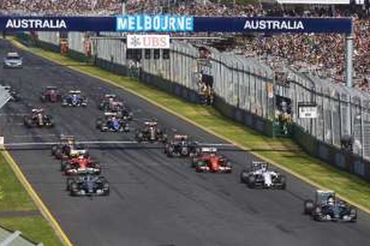 Start balapan GP Australia 2016
