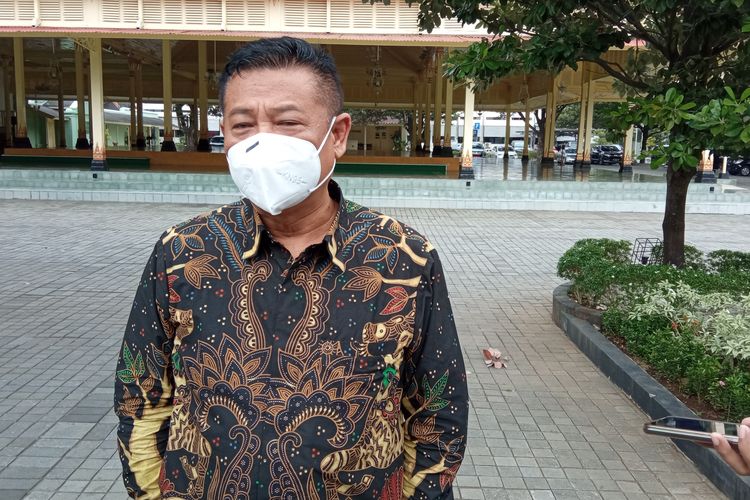 Sekda DIY Kadarmanta Baskara Aji, saat ditemui di kantor Gubernut kompleks Kepatihan, Yogyakarta.