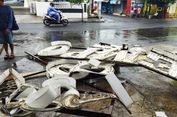 Hujan Deras Disertai Angin Kencang di Yogyakarta, 2 Orang dan 2 Mobil Tertimpa Baliho Papan Nama