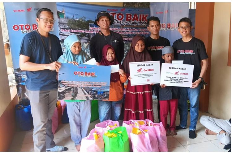 Bantuan dari program Oto Baik mendapat apresiasi dari warga Kampung Nelayan. 