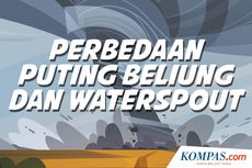 INFOGRAFIK: Perbedaan Puting Beliung dan Waterspout