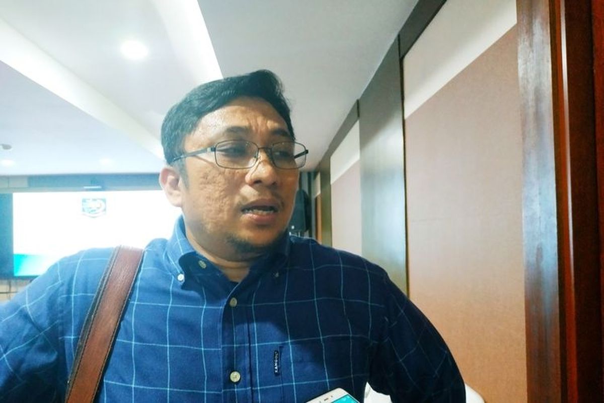 Direktur Eksekutif Pusat Studi Konstitusi (Pusako) Universitas Andalas Feri Amsari di Kantor Kemendagri, Jakarta Pusat,Rabu (19/2/2020).
