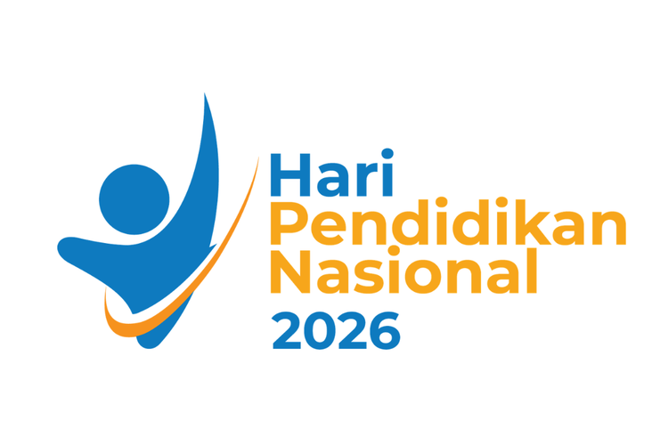 Makna dan tema Logo Hari Pendidikan Nasional 2026.
