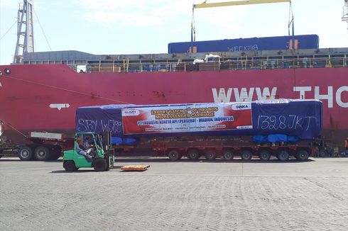 250 Gerbong Kereta Api Diberangkatan dari Tanjung Perak untuk Bangladesh Railway