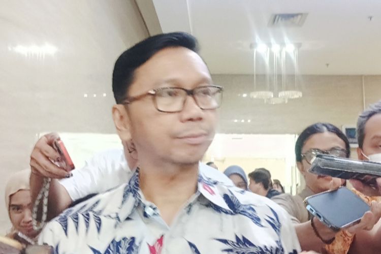 Direktur Jenderal Perundingan Perdagangan Internasional Kementerian Perdagangan (Kemendag) Djatmiko Bris Witjaksono di Kantor Kemendag, Jakarta, Selasa (13/8/2025).