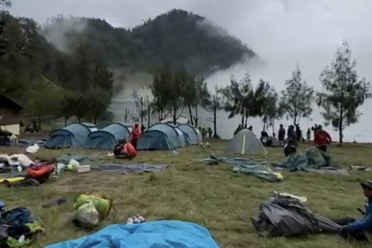 Situasi di Ranu Kumbolo.