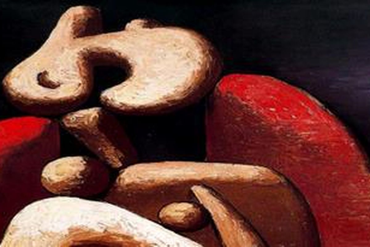 "Woman in a Red Armchair" karya Picasso di museum kesenian Menil Collection, Houston