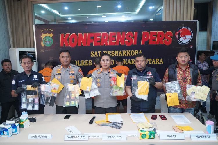 Polisi Tangkap 169 Tersangka Kasus Narkoba di Jakarta Utara