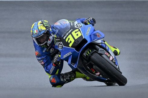 Live MotoGP GP Perancis: Petaka Suzuki, Giliran Joan Mir Terjatuh