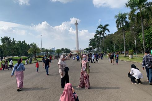 Steril Hari Ini, Besok Kawasan Monas Dibuka Saat Kirab Bendera