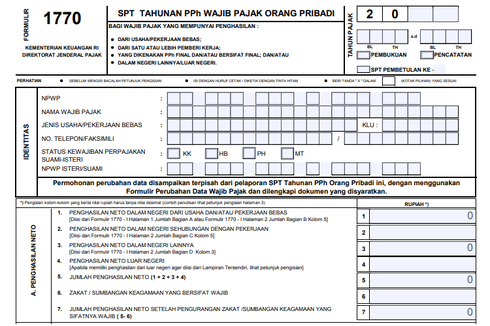 3 Jenis SPT Tahunan PPh Orang Pribadi, Apa Sajakah Itu?