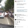 Terjebak di Jalur Transjakarta, Pengendara Ini Bongkar Separator
