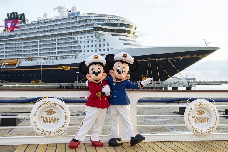 Ilustrasi kapal pesiar Disney Cruise Line. 