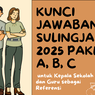Kunci Jawaban Sulingjar 2025 Paket A, B, C untuk Kepala Sekolah dan Guru sebagai Referensi