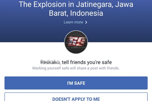 Bom Kampung Melayu, Facebook Aktifkan 