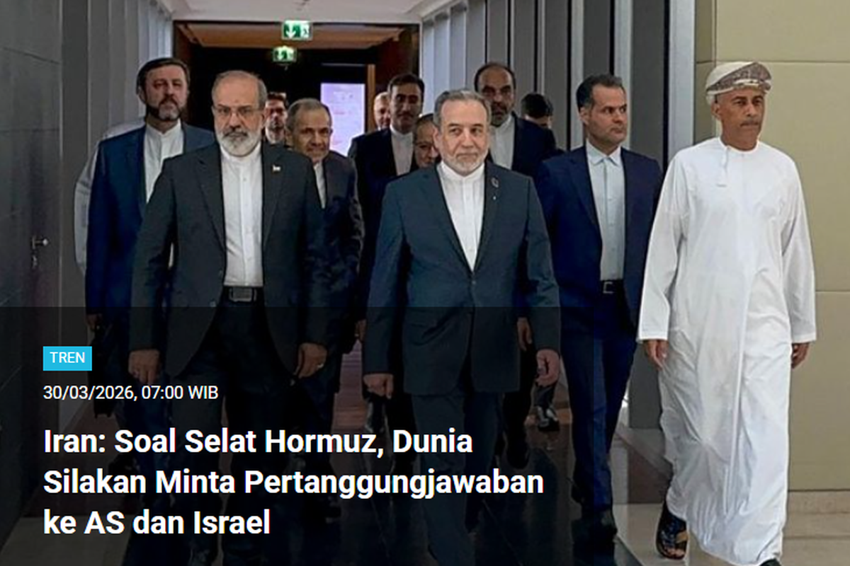 Iran Tuding AS Akar Krisis Asia Barat, 2.000 Kapal Tertahan di Selat Hormuz