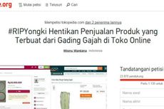 Diprotes, Tokopedia dan Bukalapak Cabut Penjualan Gading Gajah