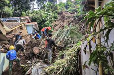 Permukiman di Lembang Bandung Terkubur Longsor, 3 Rumah Hancur