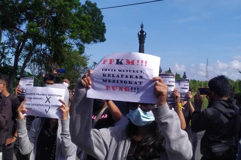 Mahasiswa di Bali Demo Desak Pemerintah Evaluasi Kebijakan PPKM, Ini Alasannya