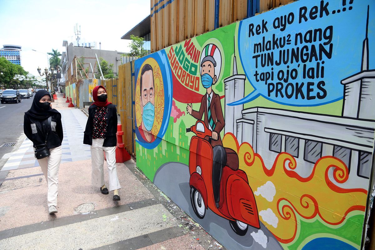 Jalan Tunjungan diproyeksikan menjadi salah satu kawasan wisata untuk menggerakkan ekonomi masyarakat.