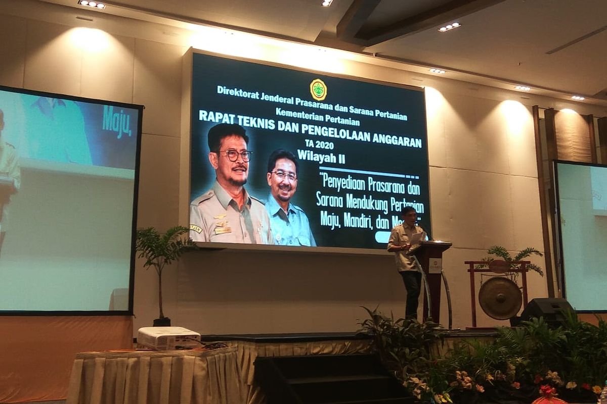 Ratek dan Pengelolaan Anggaran TA 2020 Ditjen PSP Kementan di Makassar, Rabu (19/2/2020) hingga Jumat (21/2/2020), sebagai media penyatuan visi untuk menaikkan produksi pertanian melalui optimalisasi anggaran.