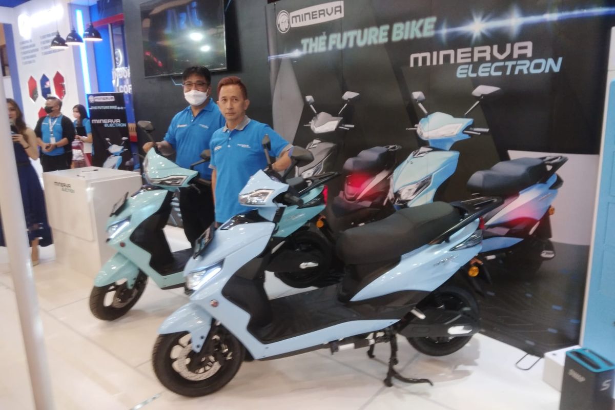 Minerva Electron resmi meluncurkan Minerva M1 di Gaikindo Indonesia International Auto Show (GIIAS) 2022.