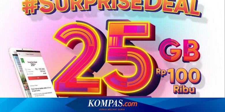 Khusus Hari Ini, Paket Data 25 GB Telkomsel Seharga Rp 100.000