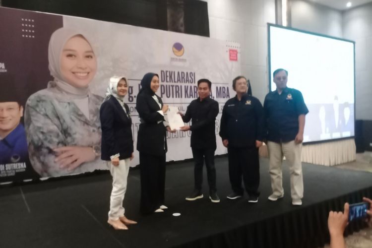 Nasdem Resmi Usung Putri Karlina pada Pilkada Garut