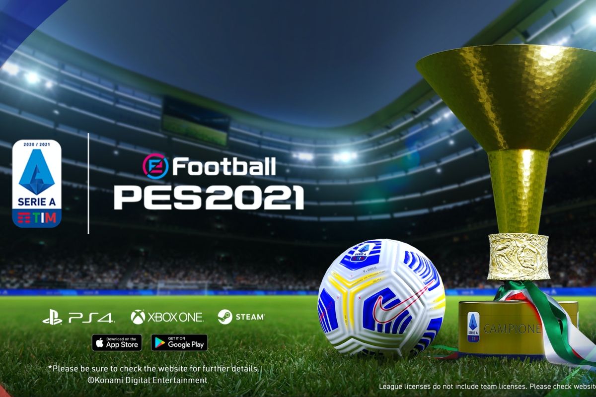 Game sepakbol eFootball PES 2021 Mobile.