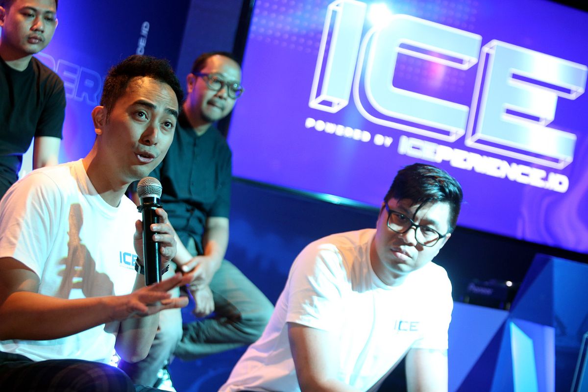 Winky Wiryawan dalam press conference ICE 2019 yang digelar di kawasan Senayan, Jakarta Pusat, Selasa (14/5/2019).