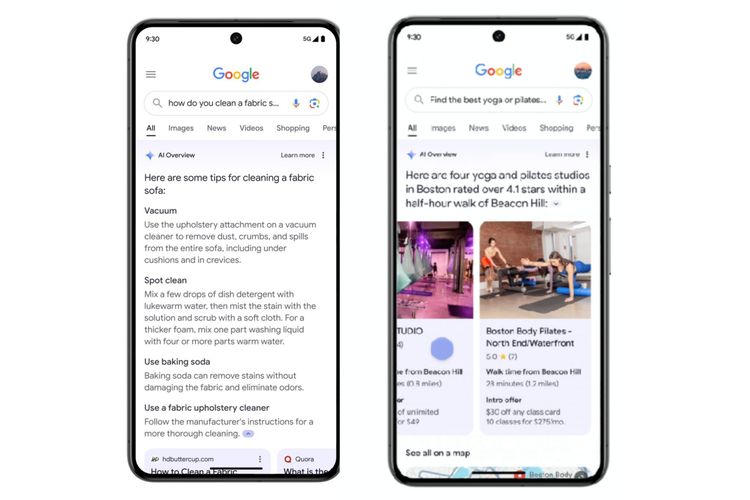 Google umumkan fitur AI Overview untuk Google Search. Pengguna bisa lihat ringkasan hasil pencarian yang disusun oleh AI Gemini.