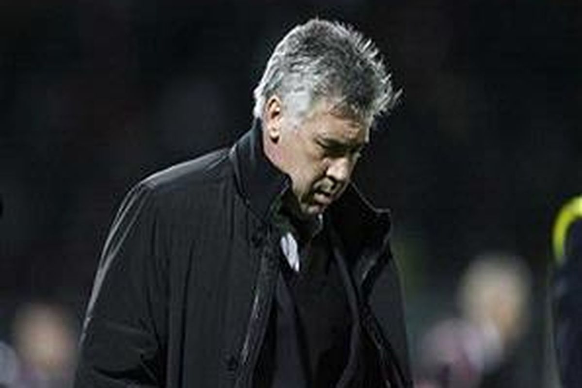 Pelatih Chelsea, Carlo Ancelotti.