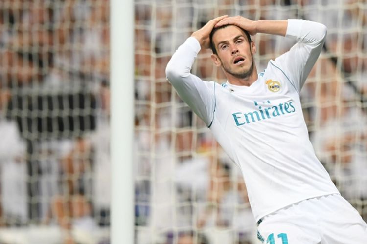 Gareth Bale gagal memanfaatkan peluang saat Real Madrid melawan Real Betis pada laga Liga Spanyol di Stadion Santiago Bernabeu, 20 September 2017.