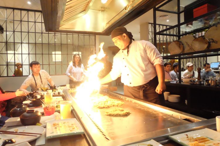 Restoran tepanyaki Maison Tatsuya, Mal Central Park, Jakarta Barat.