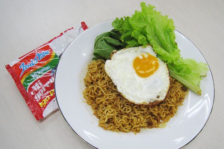 Ilustrasi Indomie Iga Penyet. 